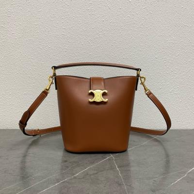 wholesale quality celine louise bucket bag 119173 brown